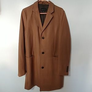 INC Camel Colored Long Wool Coat